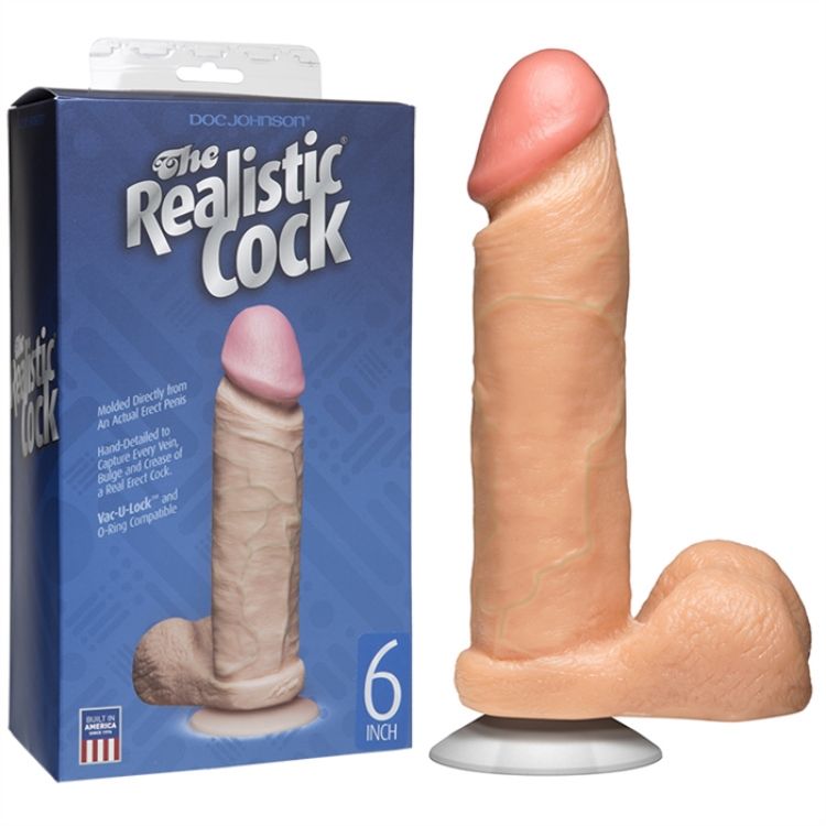 Image de THE REALISTIC COCK 6" FLESH