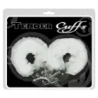 Image de Tender Cuffs Furry Handcuffs – Blanches