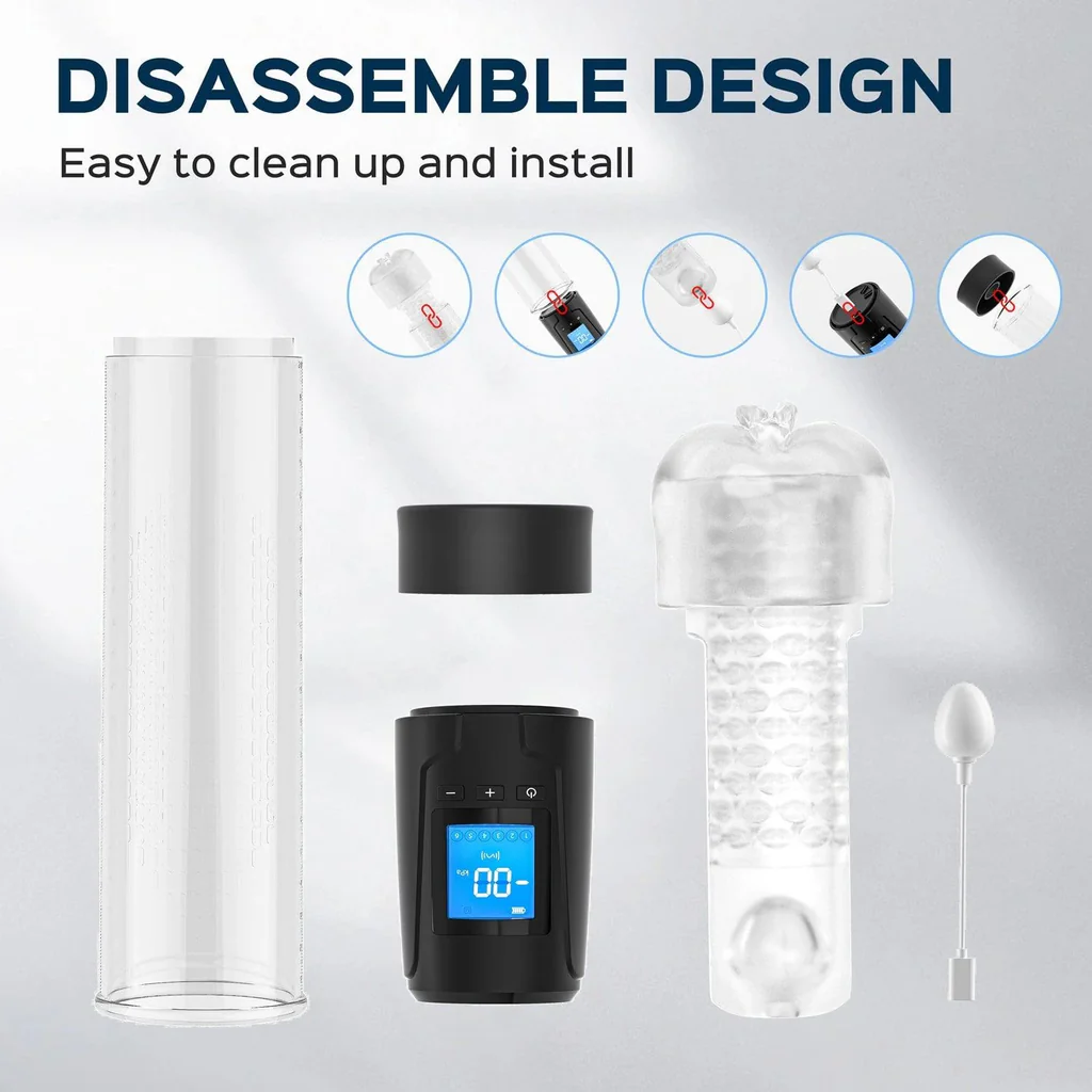 Image de Calvin - Pompe d’agrandissement pour pénis à aspiration - Honey Play Box