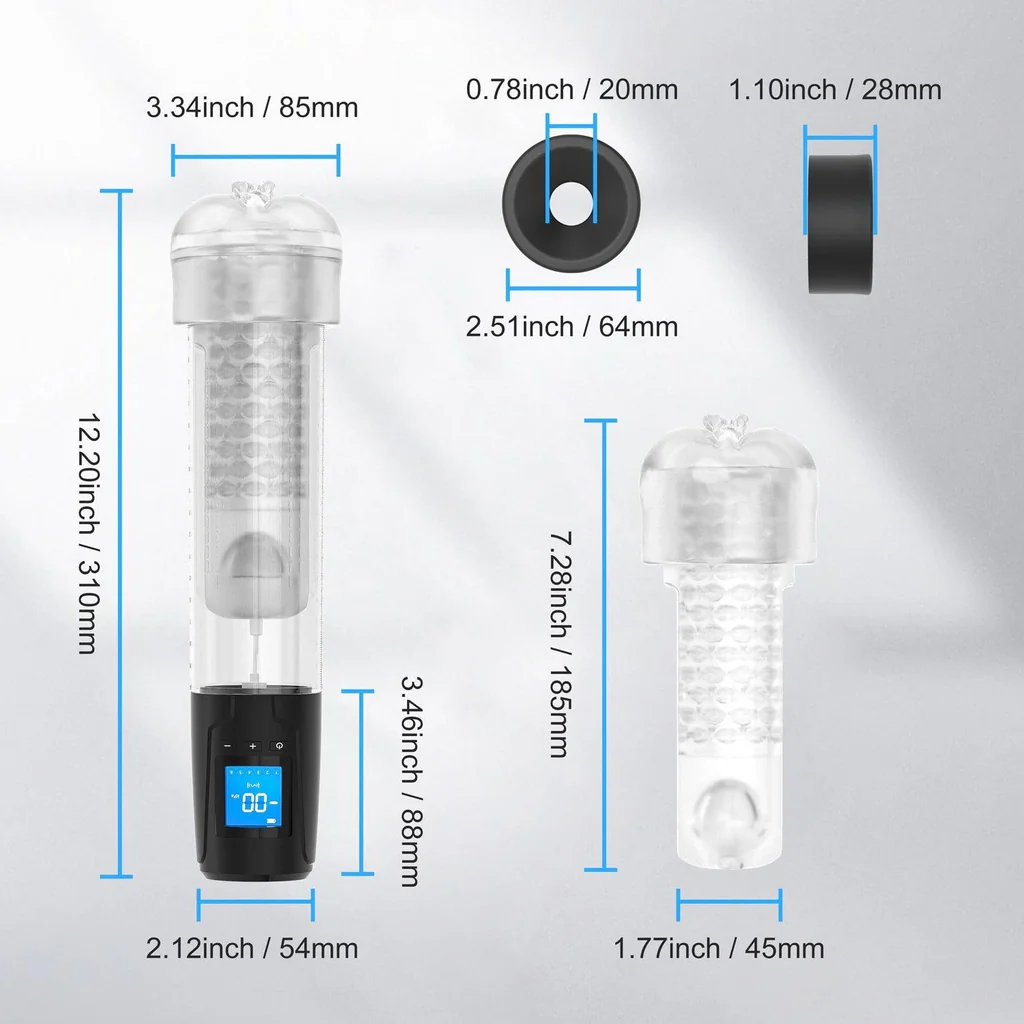 Image de Calvin - Pompe d’agrandissement pour pénis à aspiration - Honey Play Box