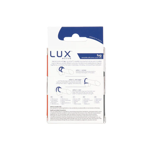 Image de Lux Active Tug – Cockring polyvalent en silicone