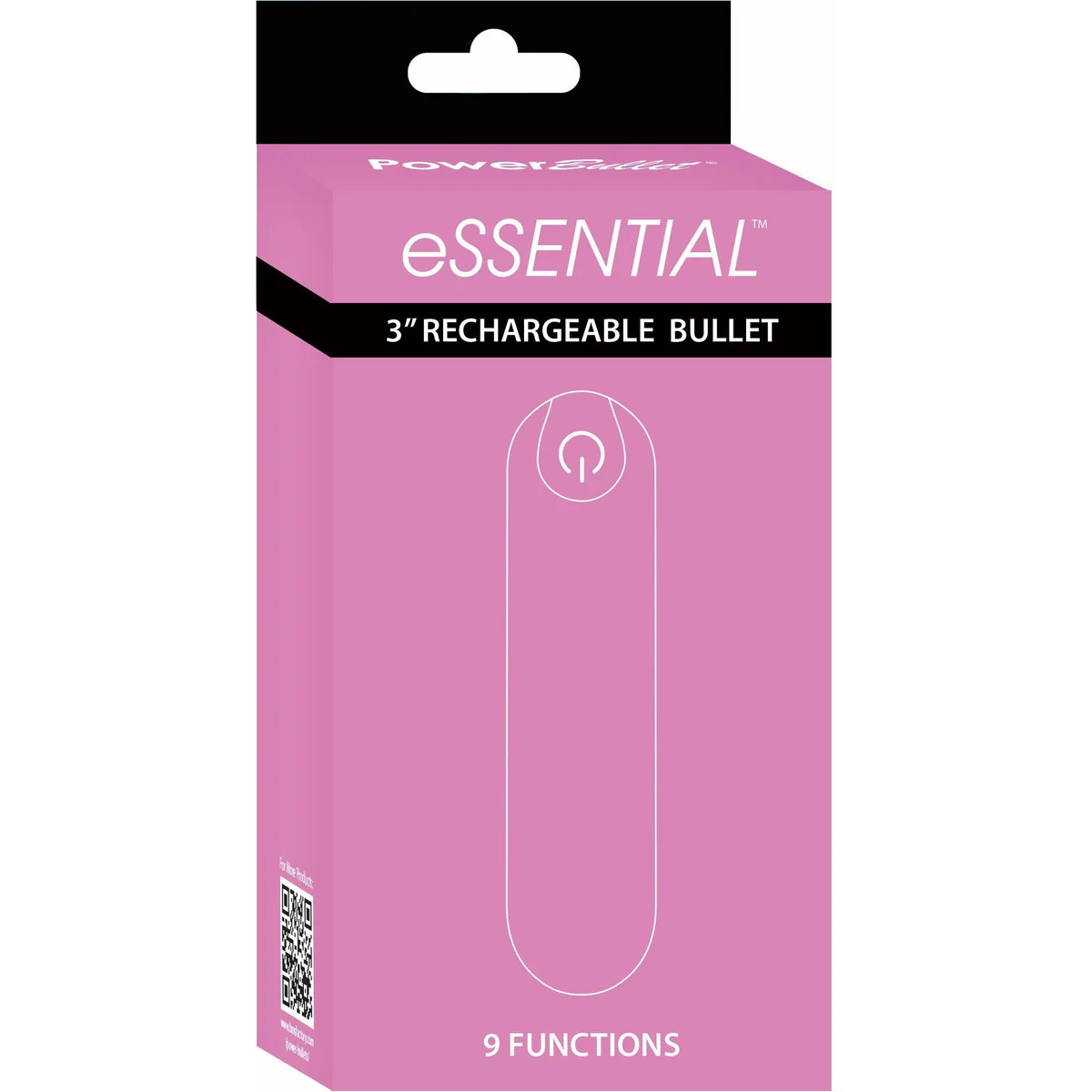Image de PowerBullet – Essentiel – Balle vibrante 3’’ rose