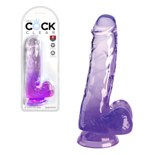 Image de King Cock - 6 po. Cock with Balls - Mauve