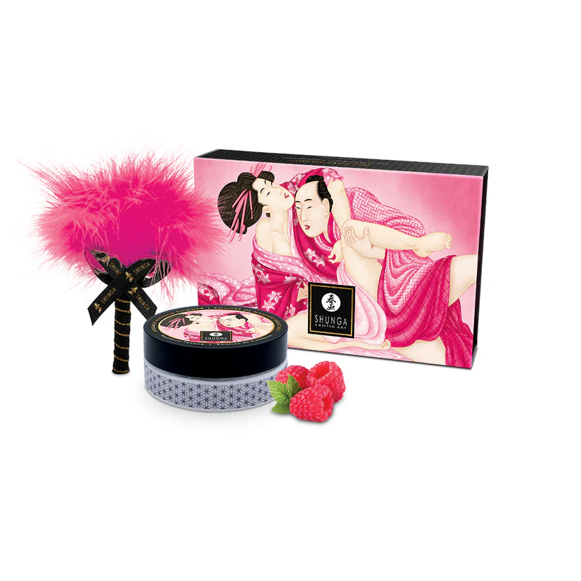 Image de Shunga – Poudre de corps comestible – Framboise