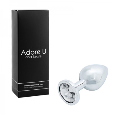 Image de Anal Luxure - Plug Anal Argent - Transp. - Medium