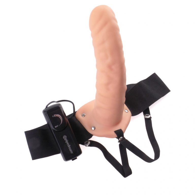 Image de Fantasy Fétiche – Strap-on creux 8" – Vibrant