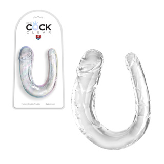 Image de King cock - Medium Double Trouble – Transparent