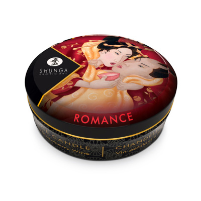 Image de Shunga – Bougie de massage mini – Vin pétillant à la fraise