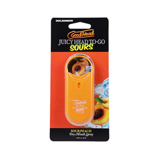 Image de GoodHead – Juicy Head Spray To-Go Sours – Pêche