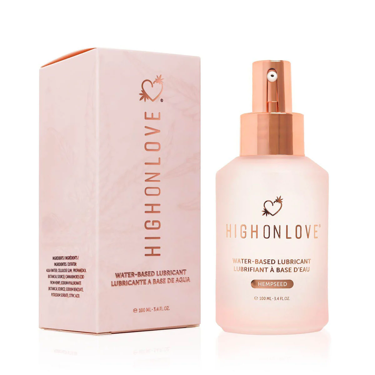 Image de High on love - Lubrifiant à base d'eau et de chanvre 100ml