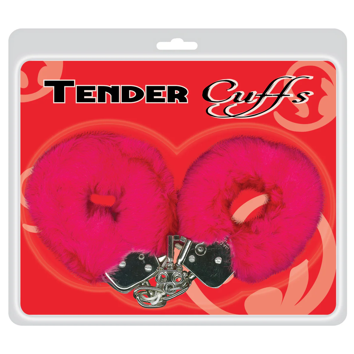 Image de Tender Cuffs Furry Handcuffs – Roses