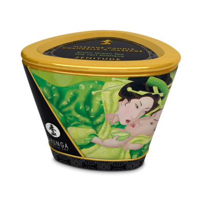 Image de Shunga - Bougie de massage  - Thé vert exotique