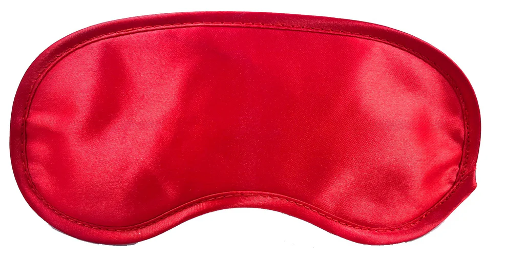 Image de Masque en satin rouge