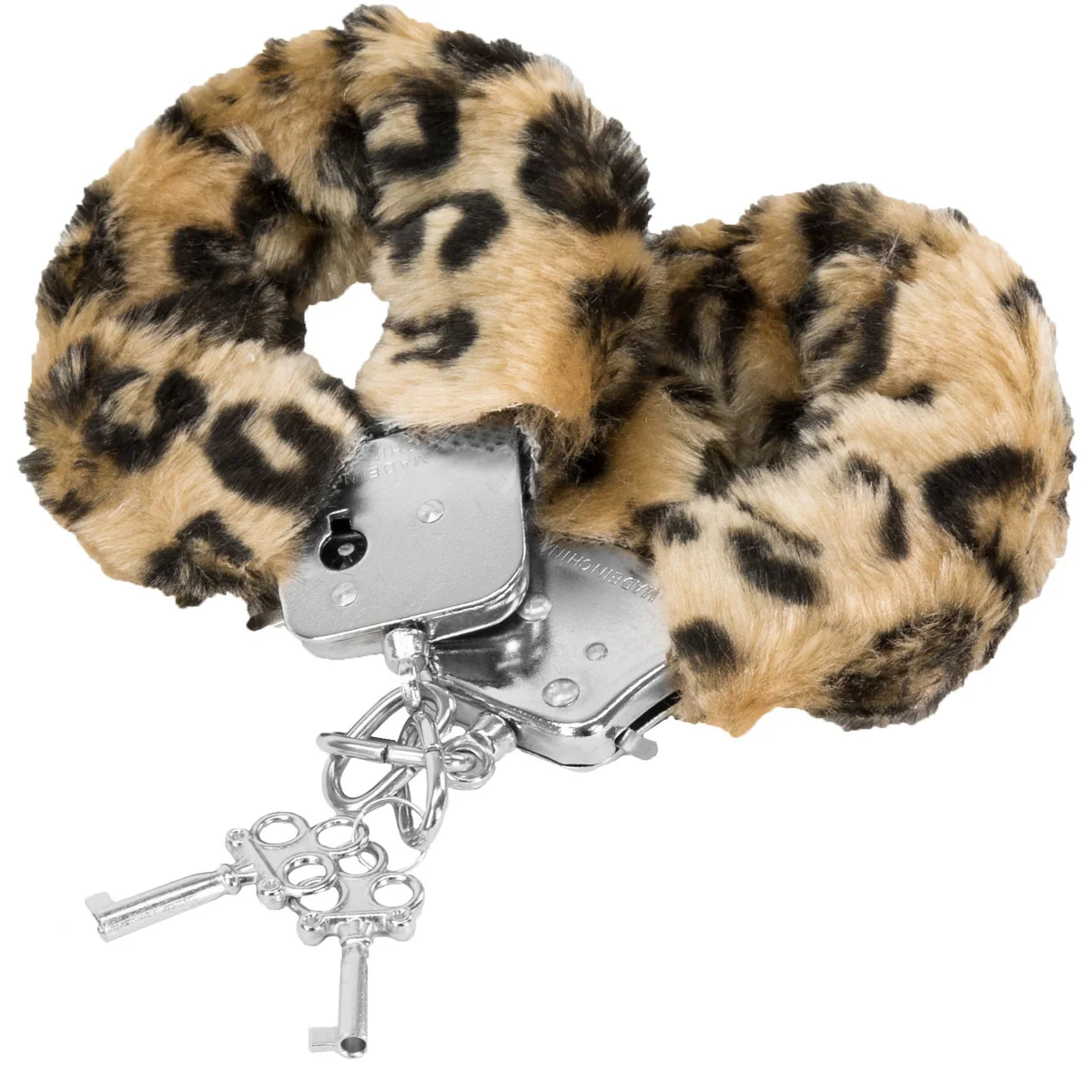 Image de Tender Cuffs Furry Handcuffs – Léopard