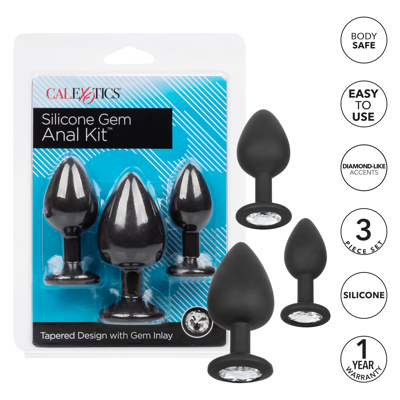 Image de Calexotics - Silicone Gem Anal Kit