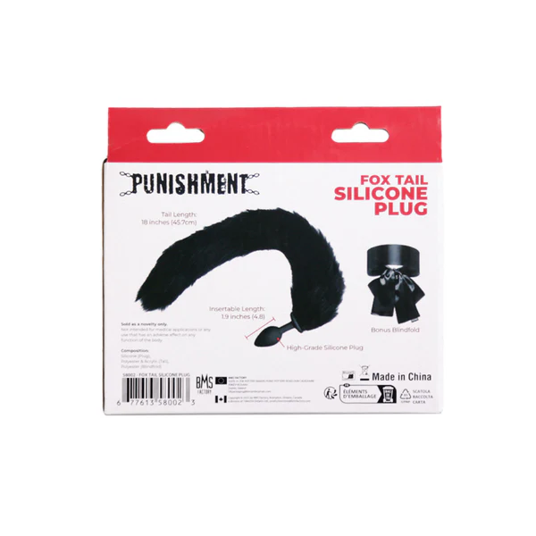 Image de Punishment - Plug anal en silicone Fox Tail
