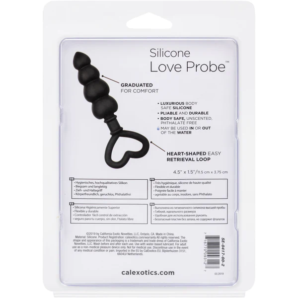 Image de CalExotics® Plug anal en silicone en forme de cœur