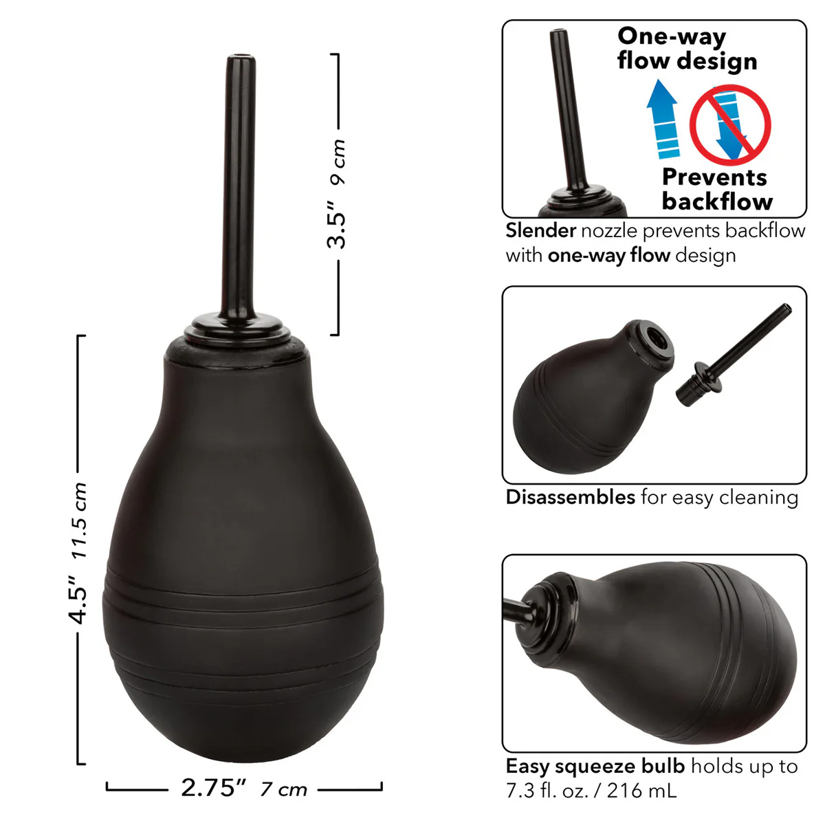 Image de CalExotics® - Douche anale unidirectionnelle