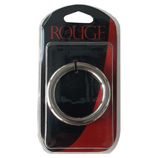 Image de Cock ring acier inox rouge – 55mm argent