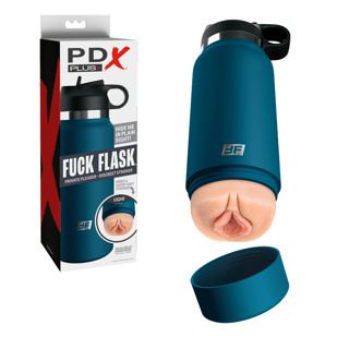 Image de PDX – Fuck Flask – Bouteille bleu