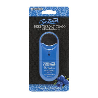 Image de GoodHead – Deep throat spray to go – Framboise bleue