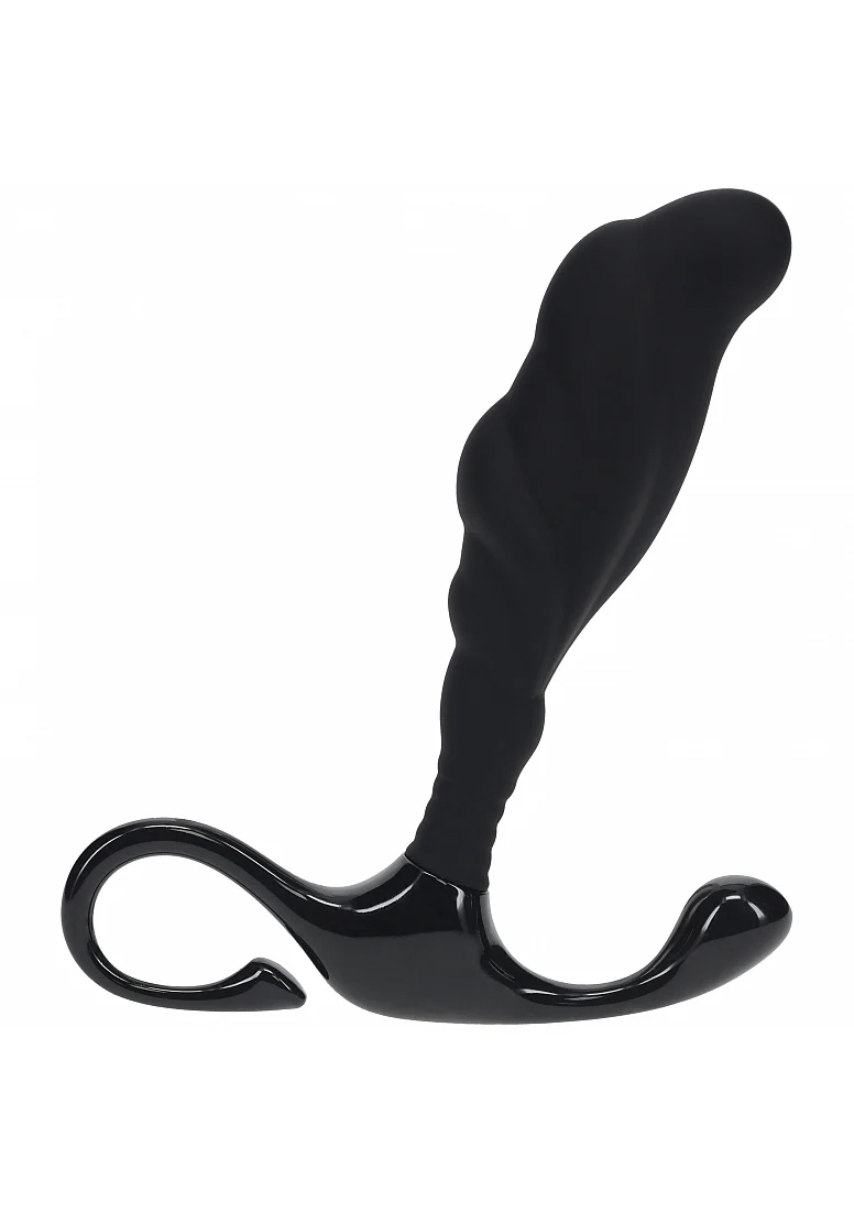 Image de LEVELZ - Masseur de prostate en silicone ondulé avec boucle rigide - Taille L