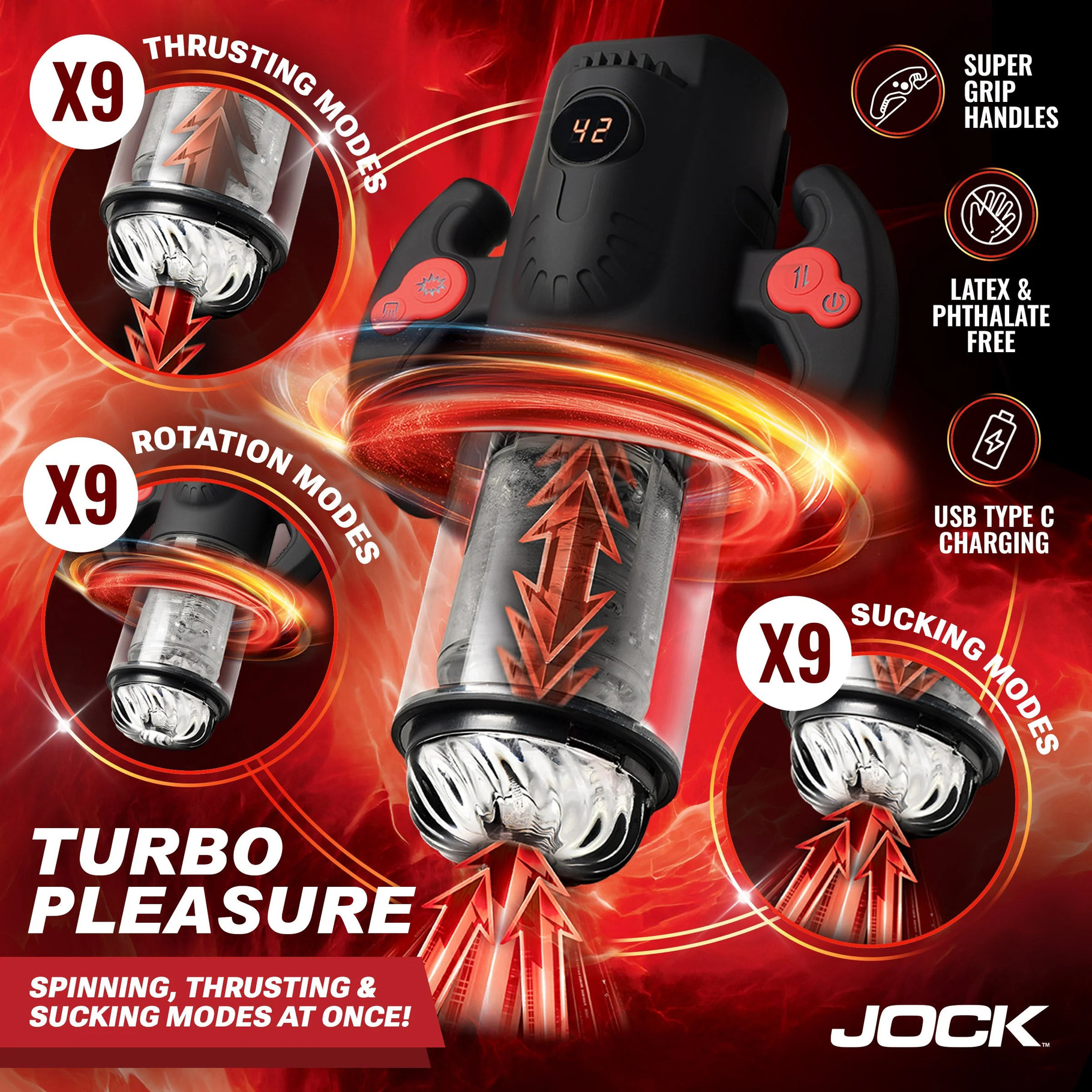Image de Jock - Turbo Max 3-in-1 Masturabtor