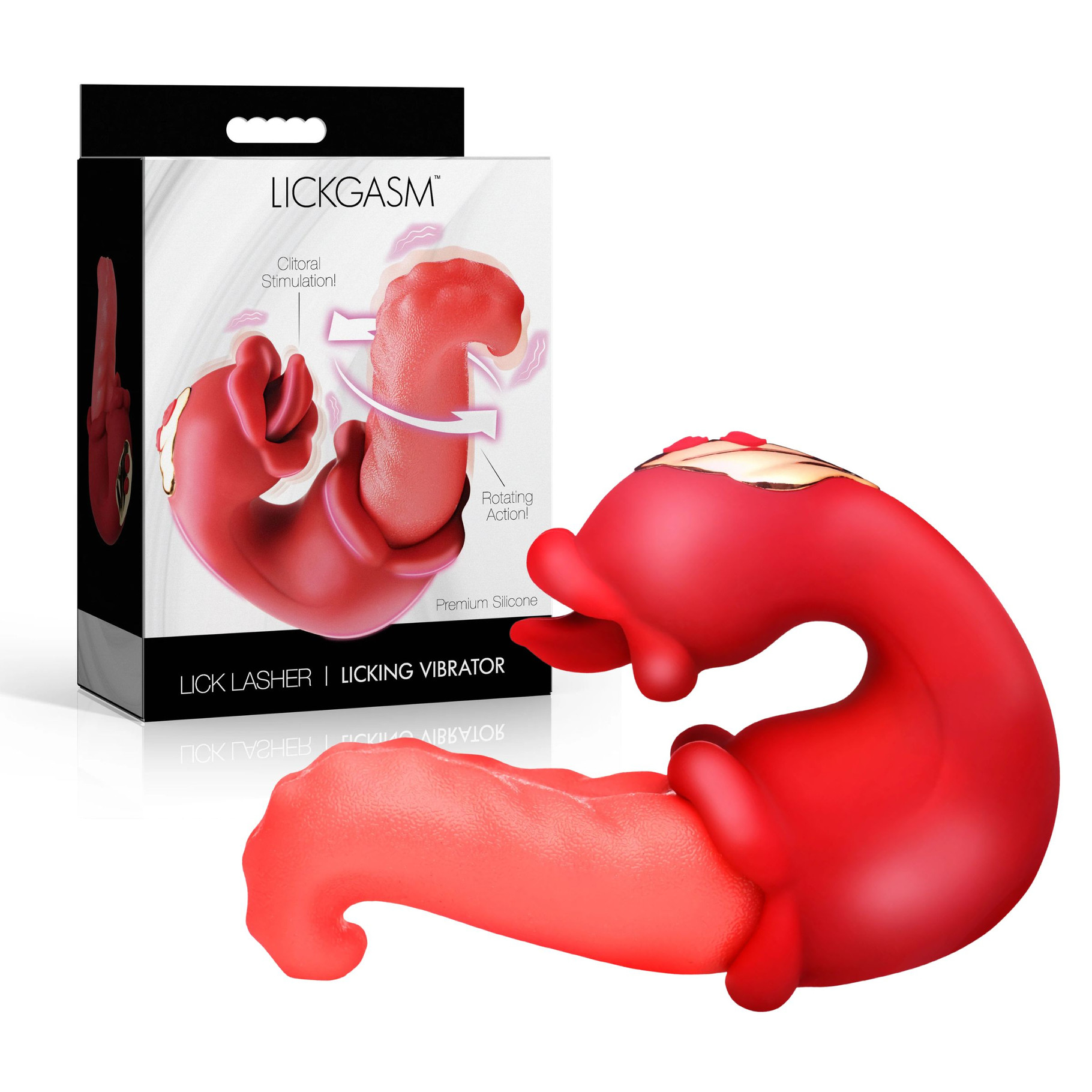 Image de Lickgasm - Vibrateur à lécher Lick Lasher