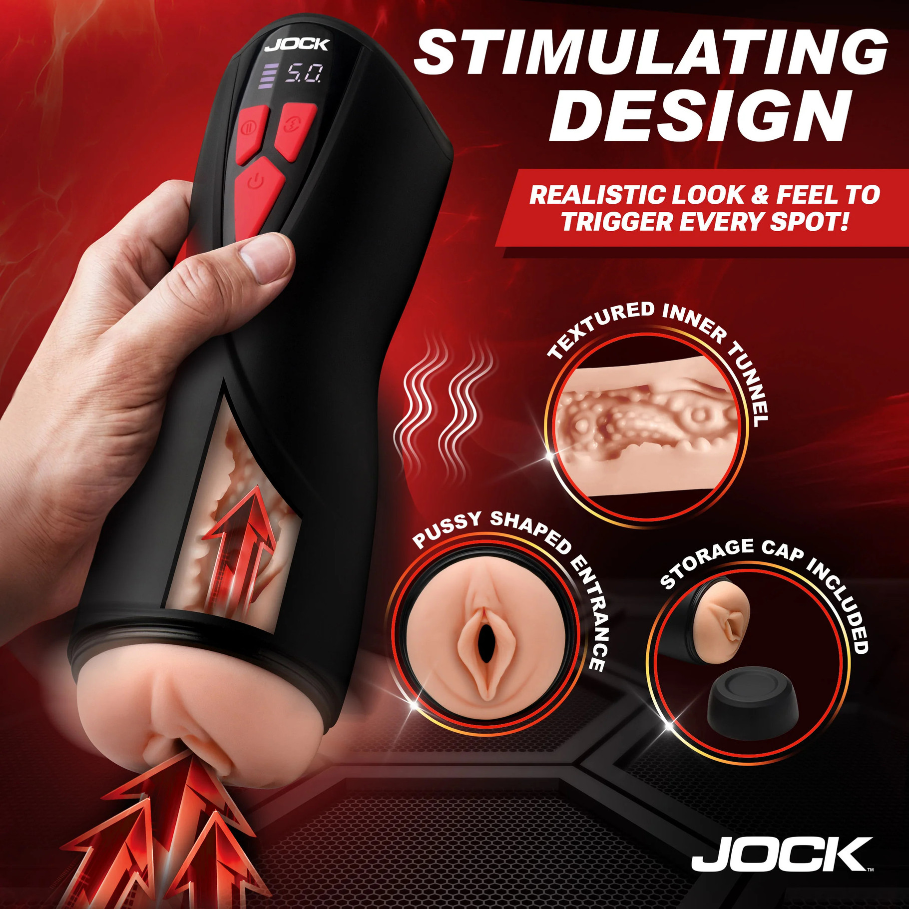 Image de Jock - Banger! Masturbateur de chatte à succion et vibration