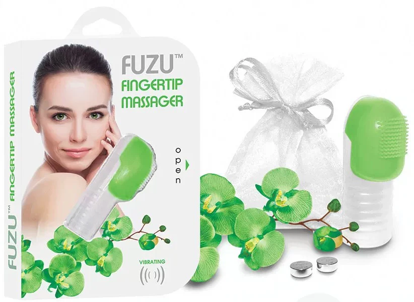 Image de Masseur vibrant pour les doigts FUZU - Vert fluo