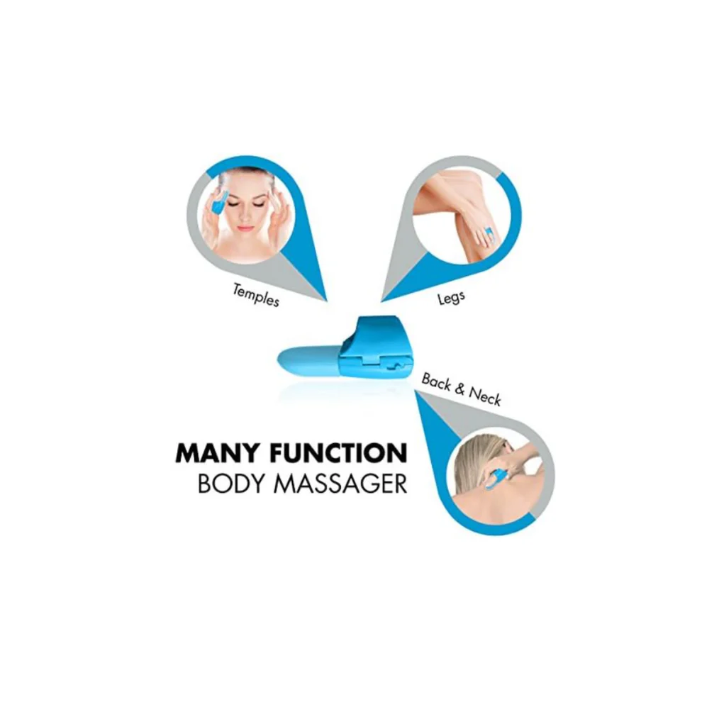Image de Masseur vibrant pour les doigts FUZU - Bleu néon