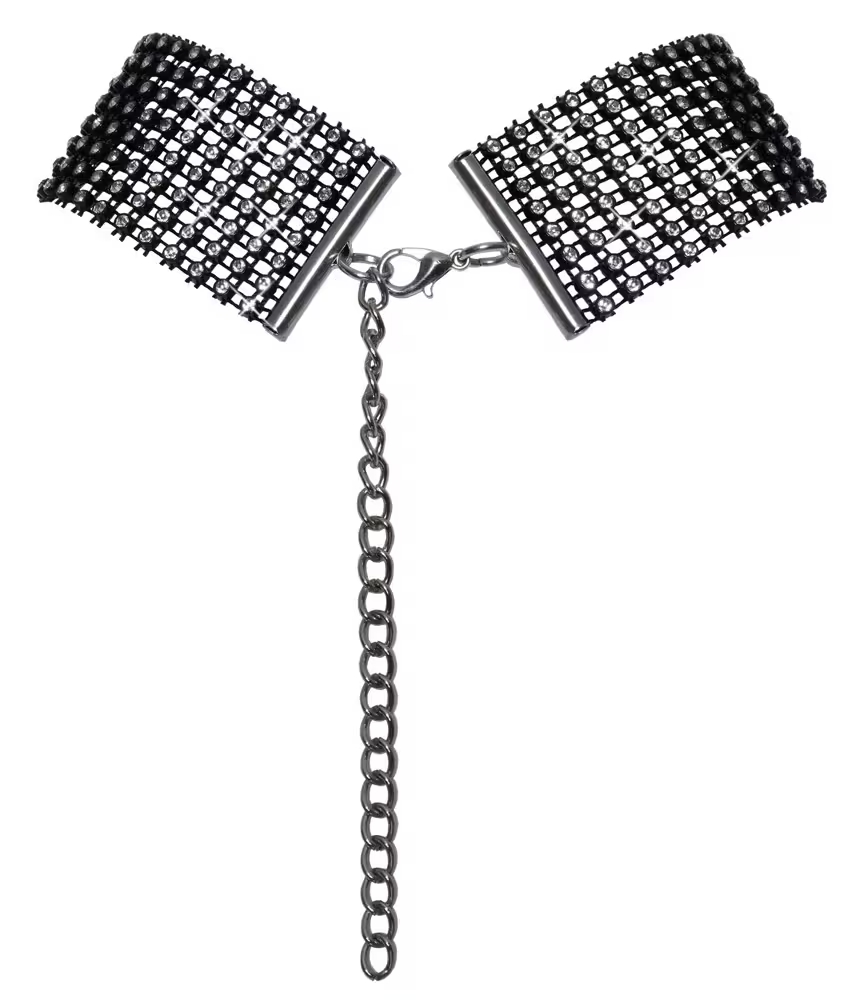 Image de Collier ras-de-cou Cottelli en strass, noir