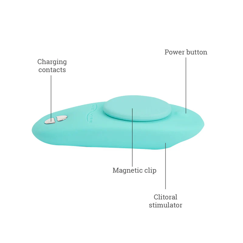 Image de WE-VIBE® - Moxie+ Vibrateur clitoridien portable - Aqua