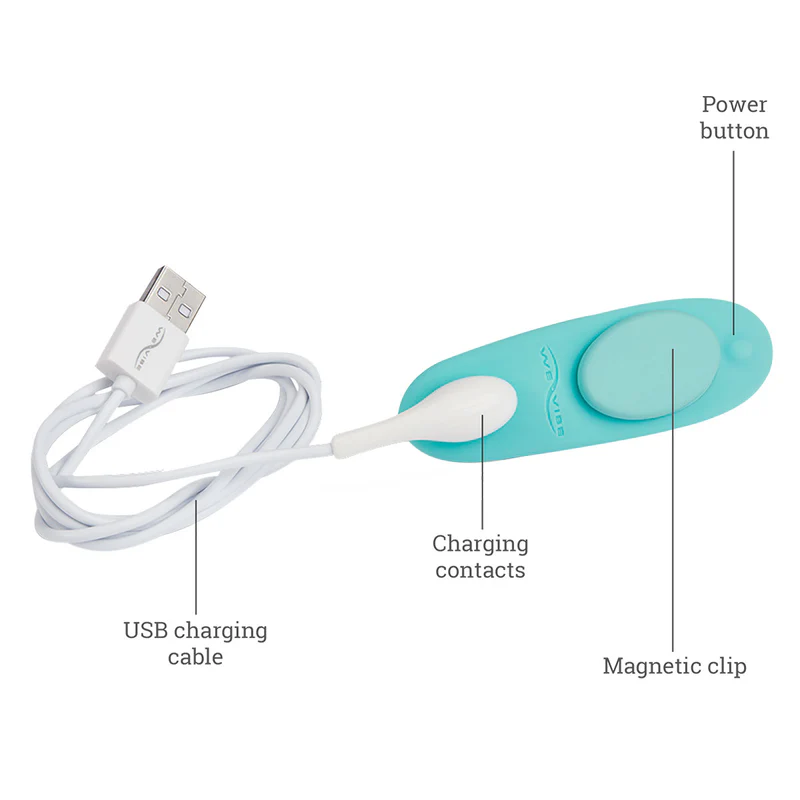 Image de WE-VIBE® - Moxie+ Vibrateur clitoridien portable - Aqua