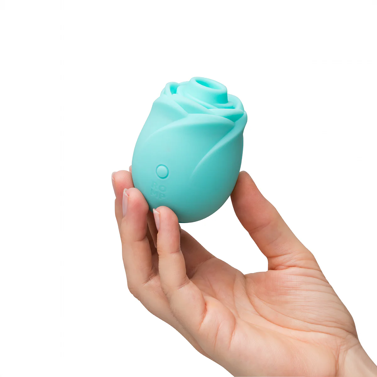 Image de ROMP® - Stimulateur clitoridien Rose Glow Glow Glow dans The Dark - Blue