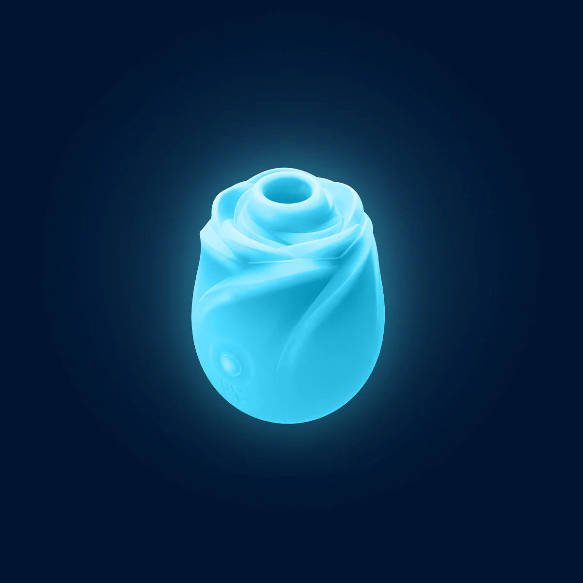 Image de ROMP® - Stimulateur clitoridien Rose Glow Glow Glow dans The Dark - Blue