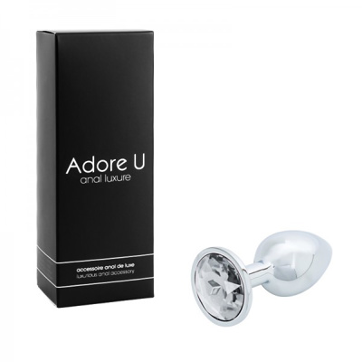 Image de Anal Luxure - Plug Anal Argent - Bleu – Small