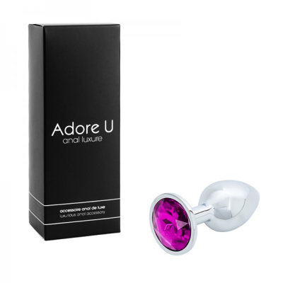 Image de Anal Luxure - Plug Anal Argent - Bleu – Small