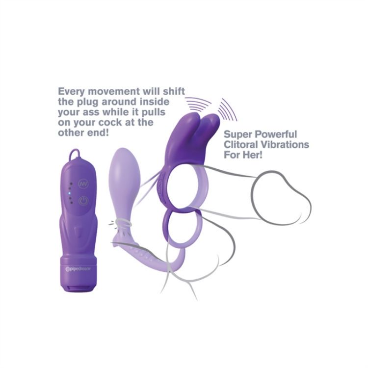 Image de C-RINGZ ASS-GASM VIBRATING RABBIT MAUVE