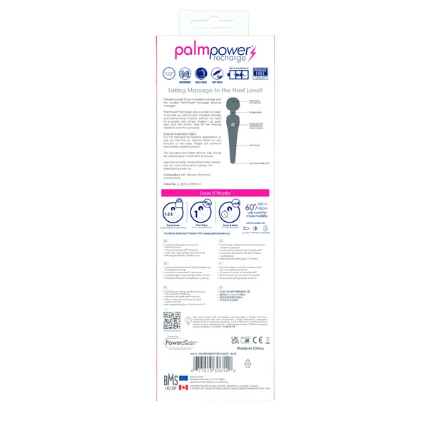 Image de PalmPower Recharge, masseur personnel étanche