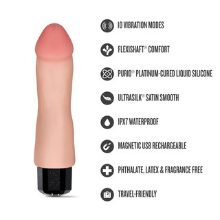 Image de Dr. Skin - Dr. Avery Dildo Vibrant 7.5po