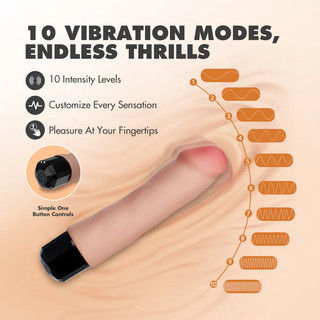Image de Dr. Skin - Dr. Avery Dildo Vibrant 7.5po