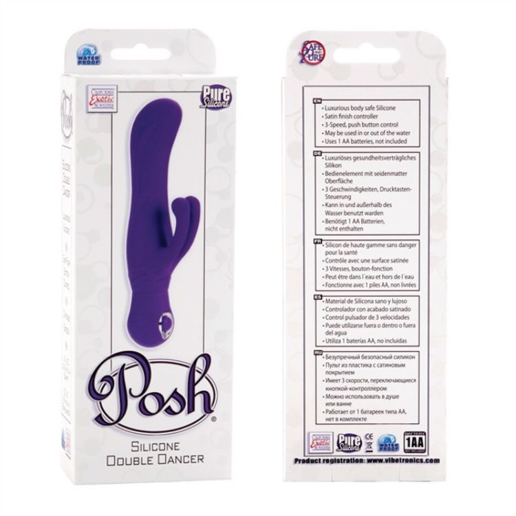 Image de POSH SILICONE DOUBLE DANCER MAUVE