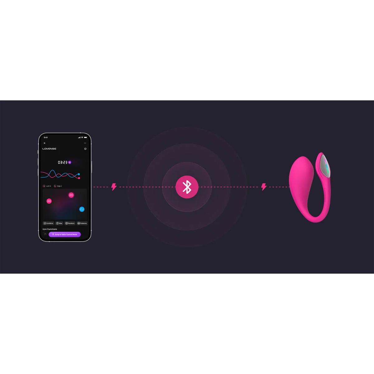Image de LOVENSE - Vibromasseur télécommandé Lush 4