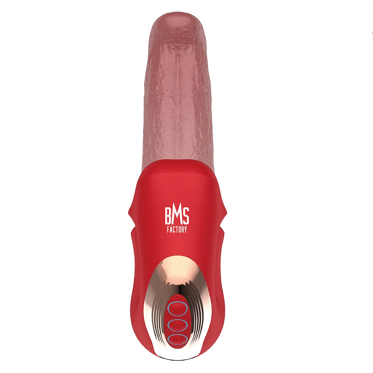 Image de BMS Factory Kissing Lips Double Stimulator – Stimulateur double multifonction