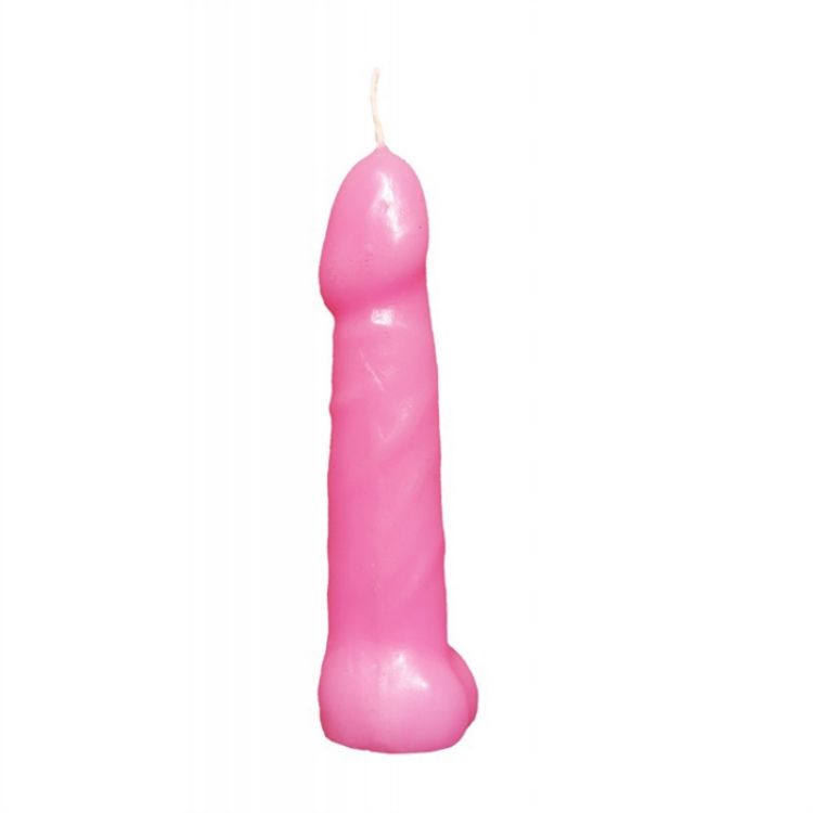 Image de BACHELORETTE PECKER PARTY PINK CANDLES 5PK