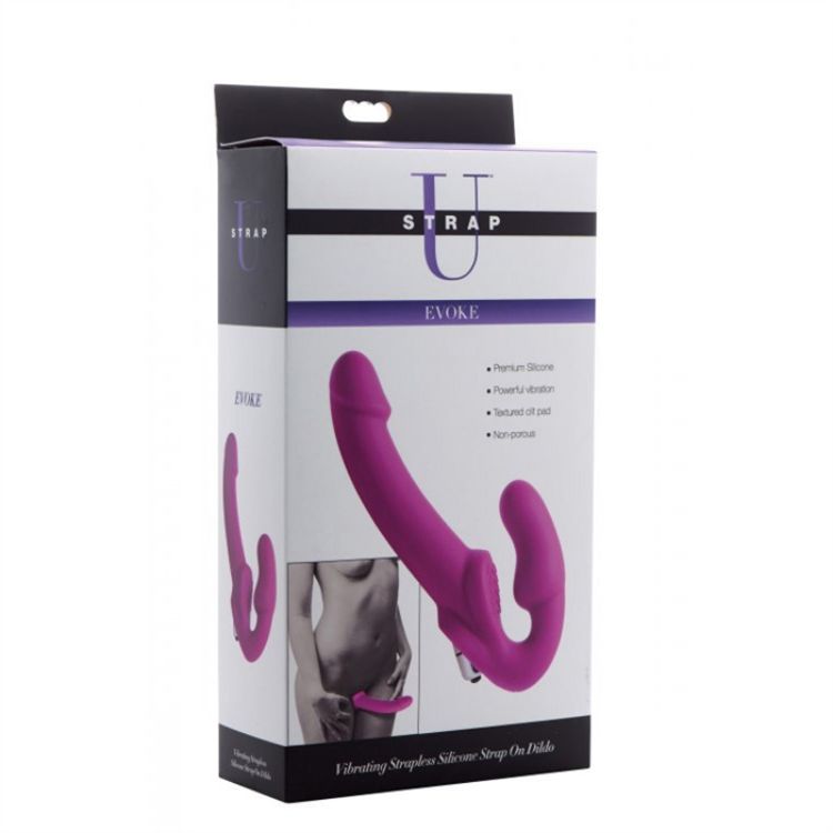 Image de STRAP U VIBRATING STRAPLESS SILICONE STRAP-ON DILD