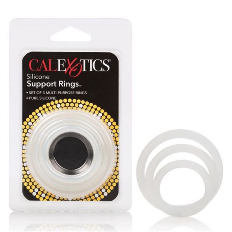 Image de Silicone Support Rings - Clear