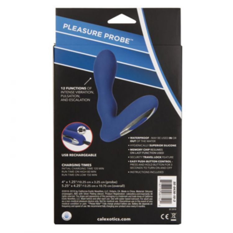 Image de Silicone Wireless Pleasure Probe - Blue