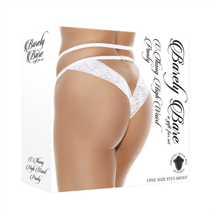 Image de V-THONG HIGH WAIST PANTY, WHITE